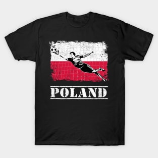 Poland Soccer Goalie Goal Keeper Shirt T-Shirt